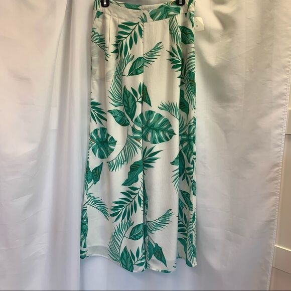 J.O.A. New with tag Printed Ivory green Wide - Picture 3 of 16